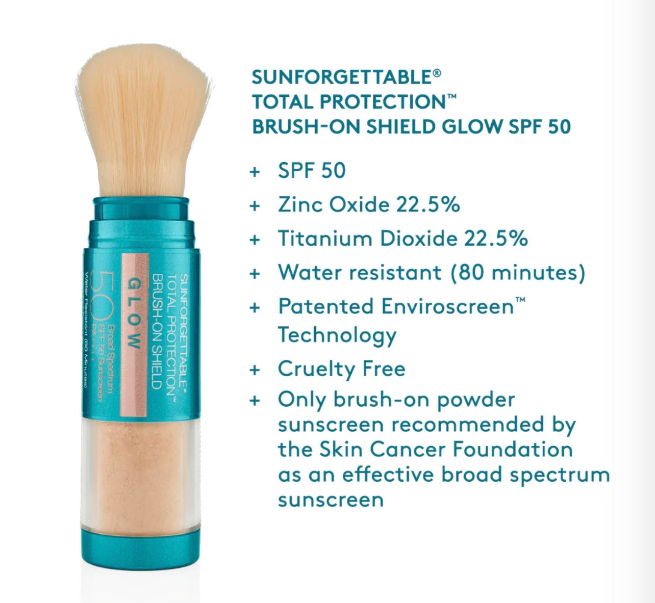 Glow Sunscreen Brush SPF 50